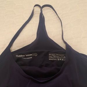 NAVY OUTDOOR VOICES EXERCISE DRESS